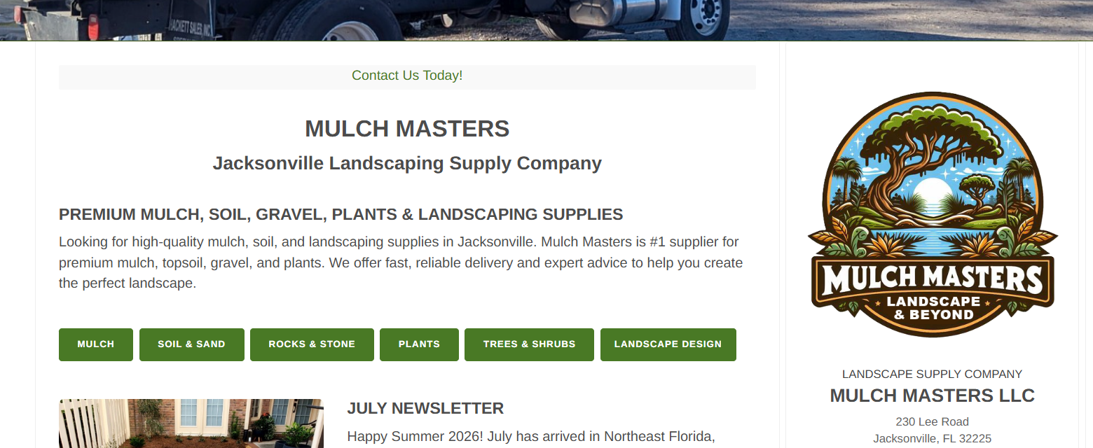 Mulch Masters website project